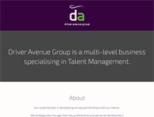 Tablet Screenshot of driveravenuegroup.com